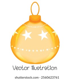 Christmas lights, decorative vector illustration