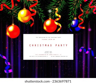 Christmas Lights Frames with a Copy Space Set4 for Celebratory Design. Used pattern brushes included. Vector illustration