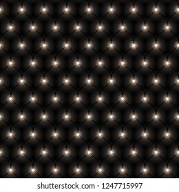 Christmas lights garland vector background. New year festive decorative illustration.