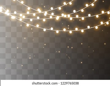transparent christmas lights