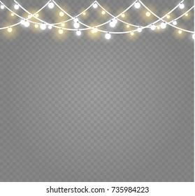 String Lights Transparent Background Images Stock Photos Vectors Shutterstock