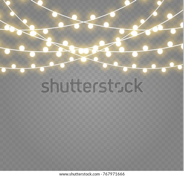 Sfondi Natalizi Luminosi.Immagine Vettoriale Stock 767971666 A Tema Luci Natalizie Isolate Su Sfondo Trasparente Royalty Free