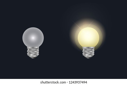 Christmas lights isolated realistic design elements. Glowing lights for Xmas Holiday cards, banners, posters, web design. Garlands decorations. Led neon lamp