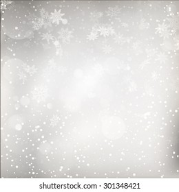 Christmas Lights on grey background. EPS 10 vector file included