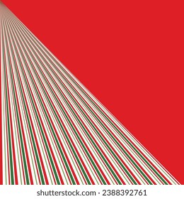 Christmas line pattern background vector image