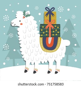 Christmas Llama