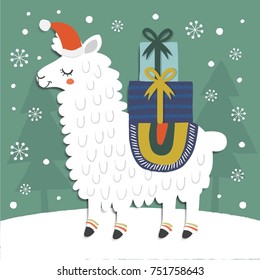 Christmas Llama