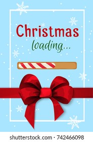 Christmas loading bar.