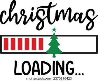 Christmas Loading Gift T-shirt Design