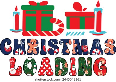 Christmas Loading Sublimation Design Lover