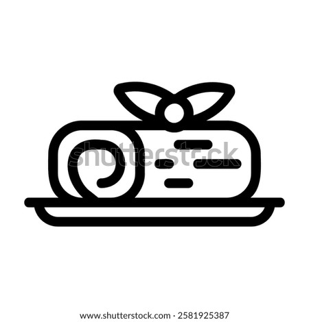Christmas Log Icon Christmas X-Mas Winter