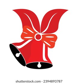 Christmas logo or Christmas bells, decorations for Christmas cheer