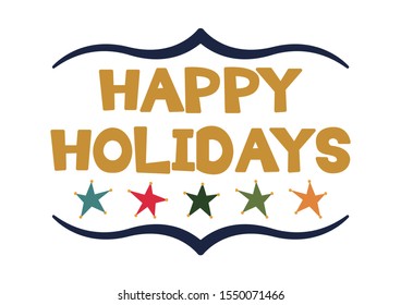 Christmas logo design.
Year-end design material.
Happy holidays.