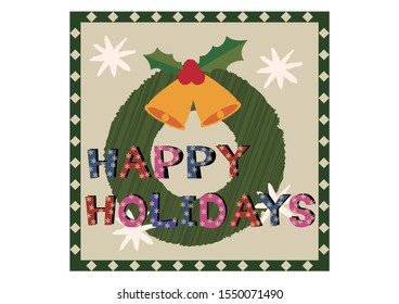 Christmas logo design.
Year-end design material.
Happy holidays.