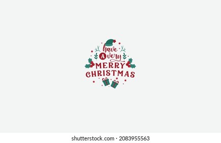 Christmas logo festival vector design