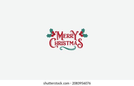 Christmas logo festival vector design