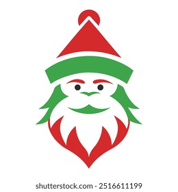 Ilustração de ícone de logotipo de Natal projetado para impressão de camiseta