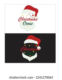 Christmas Logo and T Shirt Design