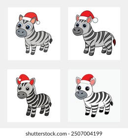 Christmas logo vector illustration icons