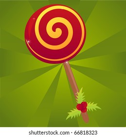 christmas lollipop background