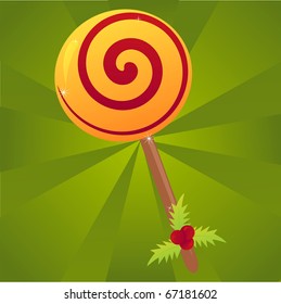 christmas lollipop background