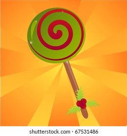 christmas lollipop background
