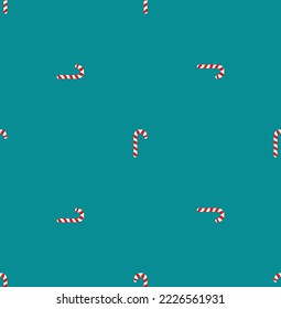 Christmas lollipop pixel art pattern seamless. candy stick 8 bit background. pixelated Baby fabric texture