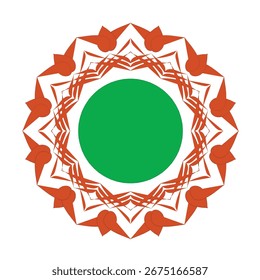 mandala de natal arte de vactor