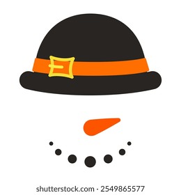 Christmas Masks and Costumes Illustration On White Background