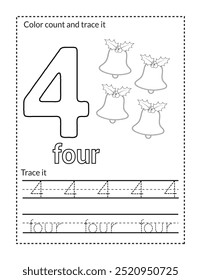 Christmas math worksheet for kids