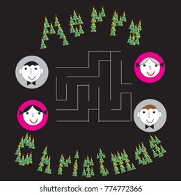 Christmas maze