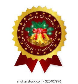 Christmas medal icon