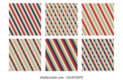 Navidad minimalista geometría patrón sin fisuras en color verde y rojo moderno para el diseño de fondo, tela, textil, envoltura, superficie, web e impresión. Relación vectorial geométrica Xmas lacónica