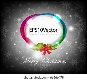 Christmas mistletoe background design