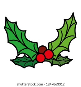 christmas mistletoe design