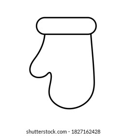 Weihnachten hat geschlagen. Doodle-Symbol. Vektorgrafik.