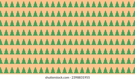 Christmas in modern minimalist geometric style. Colorful illustration in flat vector cartoon style. Christmas tree with geometric pattern.