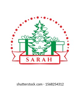 Christmas Monogram is perfect for crafts, for cutting machine, for t-shirt, for printing, for walls or any project design you have in mind. Professional design created especially for you.