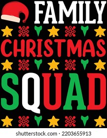 Christmas Morning Squad Holiday Pajama Matching Family t-shirt design.
