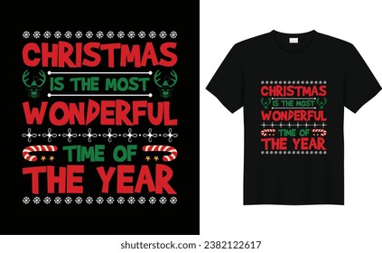 Christmas Is The Most Wonderful Time Of The Year,Christmas Family Matching Tee,Nurse Christmas Shirt,Christmas Lover T-Shirt