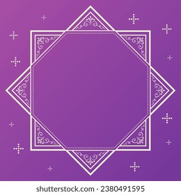 Christmas motif frame design set. Gorgeous and elegant design material
