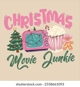 Christmas Movie Junkie Merry Christmas