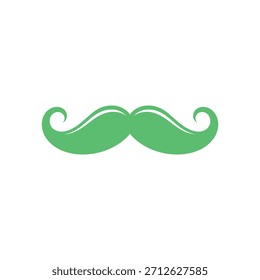 Navidades bigote Icon diseño de Vector plano