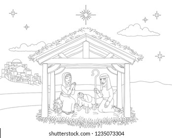 Download Jesus Coloring Book High Res Stock Images Shutterstock