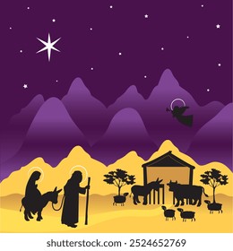 Christmas Nativity Mary and Joseph 