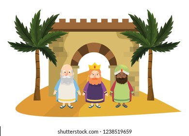 christmas nativity scene cartoon
