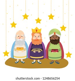 christmas nativity scene cartoon