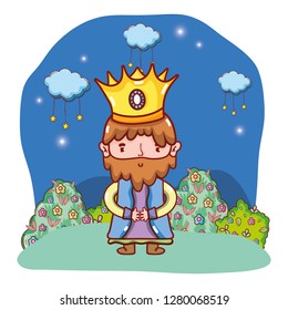 christmas nativity scene cartoon