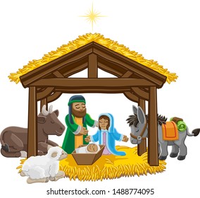 Nativity Scene Clip Art Images Stock Photos Vectors Shutterstock