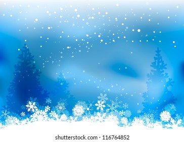 Christmas nature background